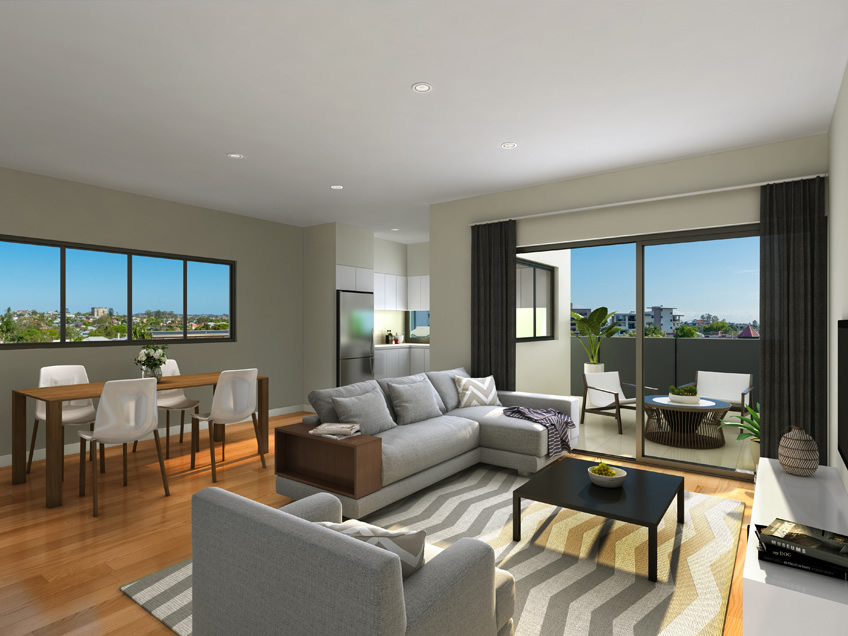 Kangaroo Point Investment Property Family Room